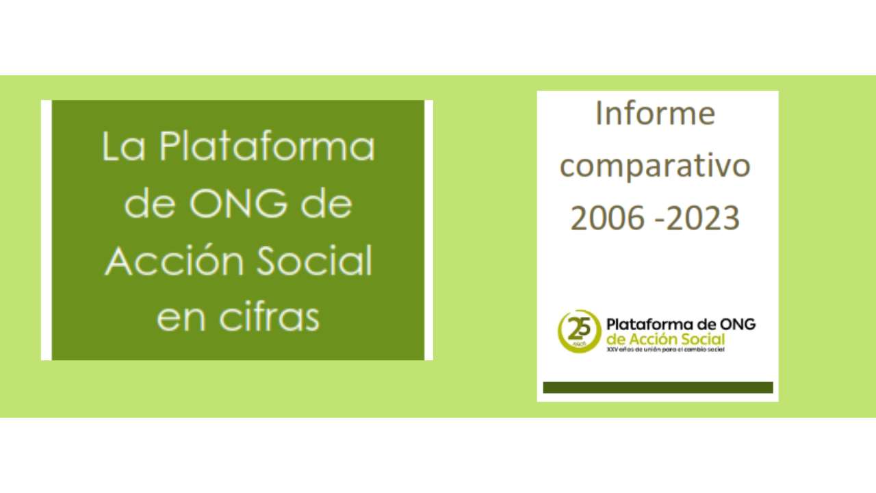 la Plataforma de ONG de Acción Social en cifras