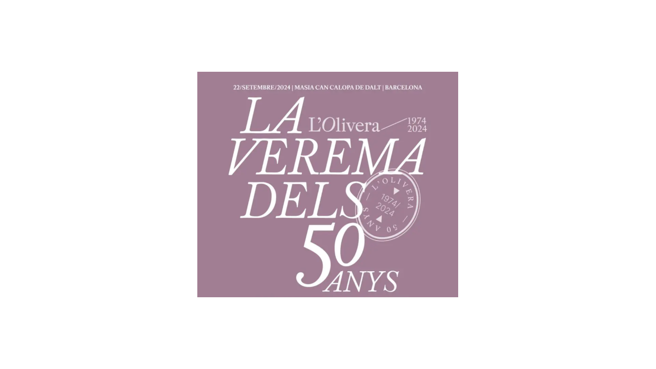 Cartel de la vendimia de los 50 años