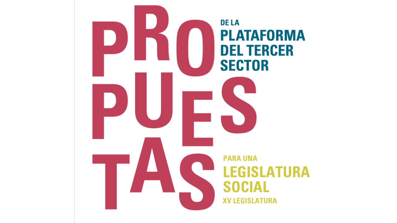 Propuestas de la Plataforma del Tercer Sector 