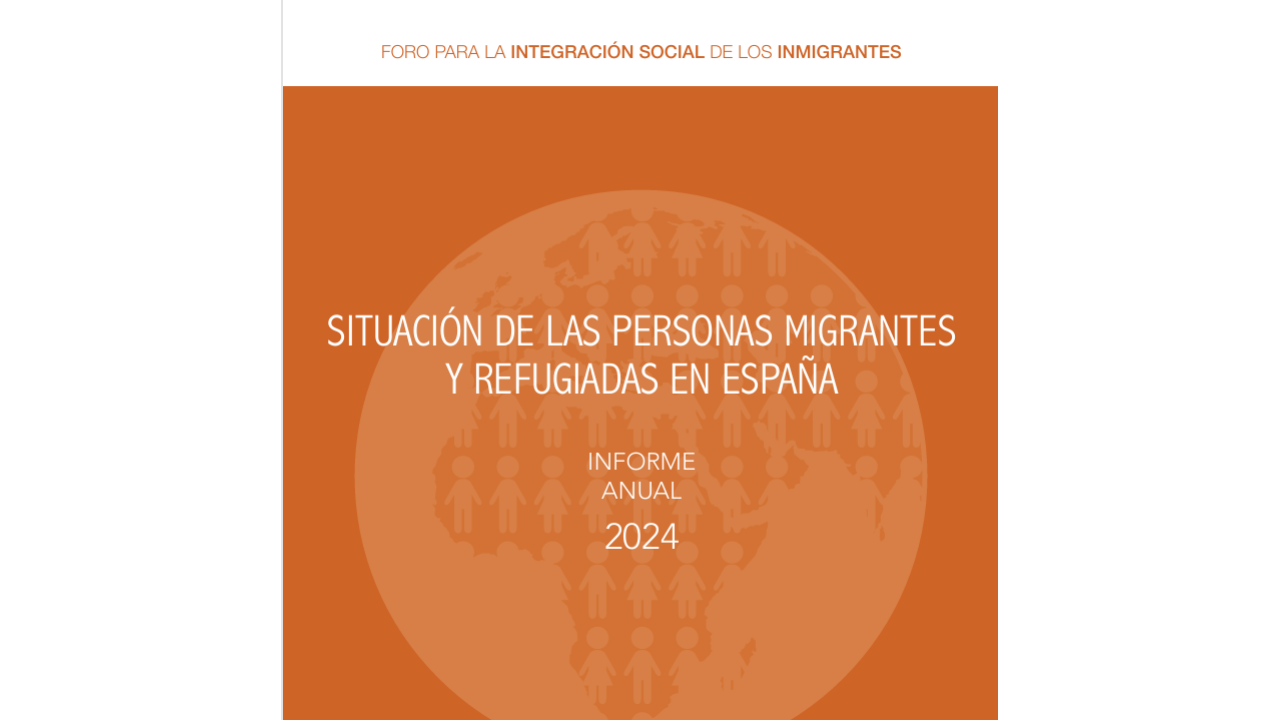 Portada informa anual situación de las personas migrantes y refugiadas en España 2024