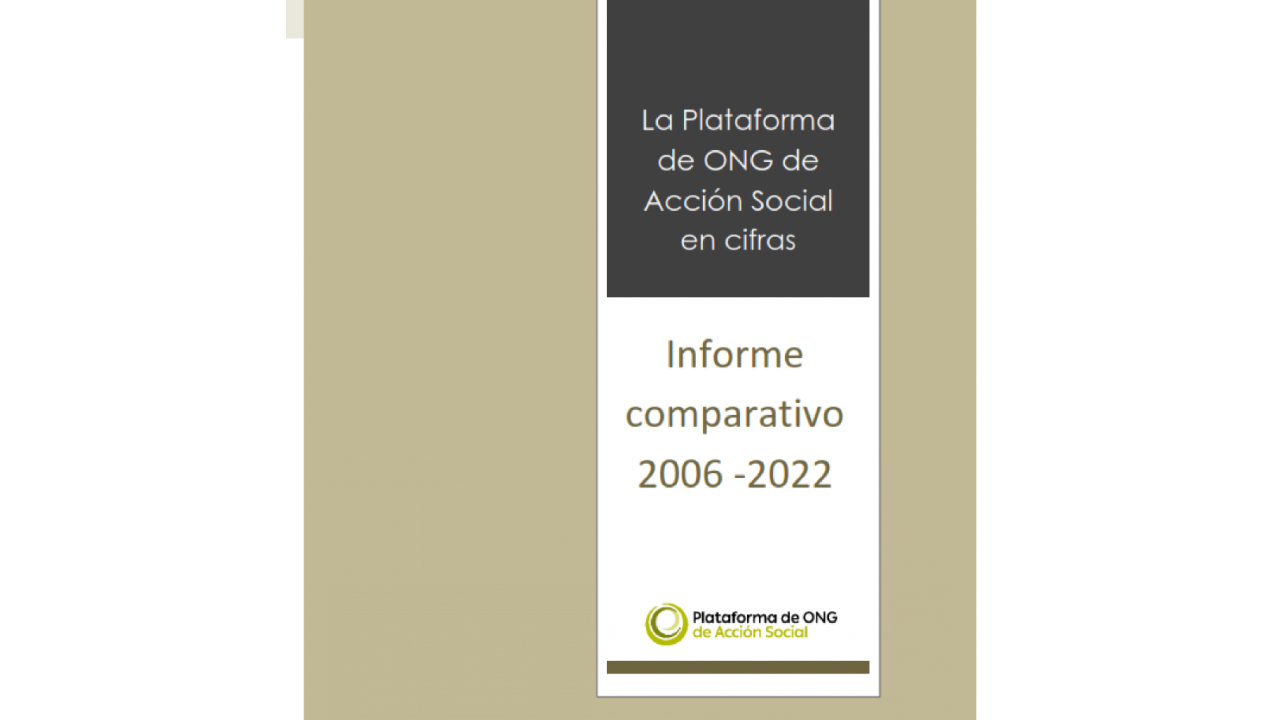 La Plataforma de ONG de Acción Social en cifras. Informe comparativo 2006-2022