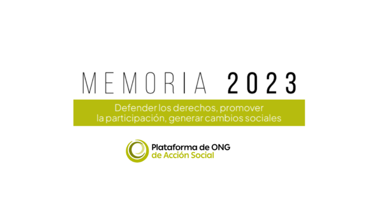 Memoria 2023 Plataforma ONG