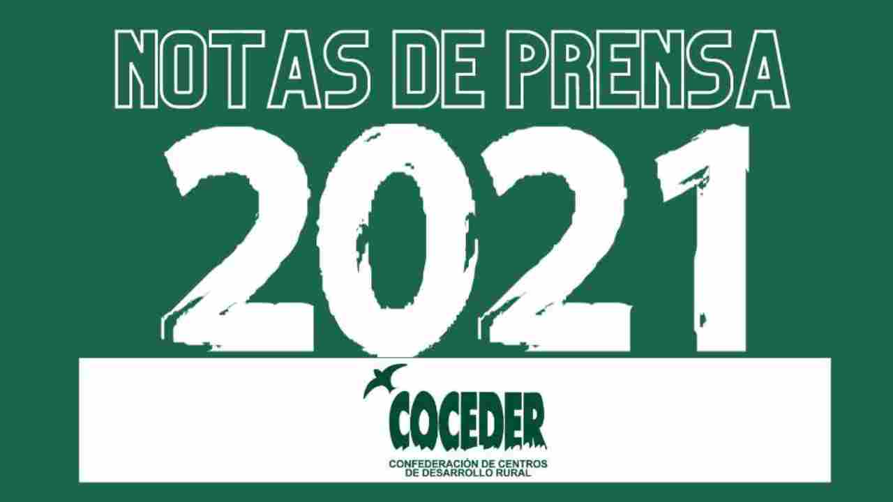 notas de prensa 2021 COCEDER