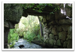 Río Portos y paso de piedras