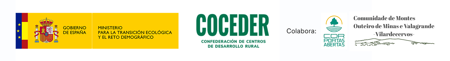 Gobierno de España, Ministerio para la Transicion Ecologica y el Reto Demografico, Coceder y entidades colaboradoras